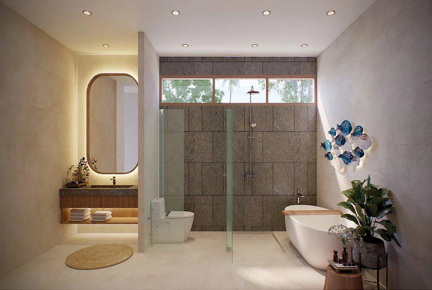 Виллы в жилом комплексе рядом с пляжем Най Янг, Пхукет, Таиланд