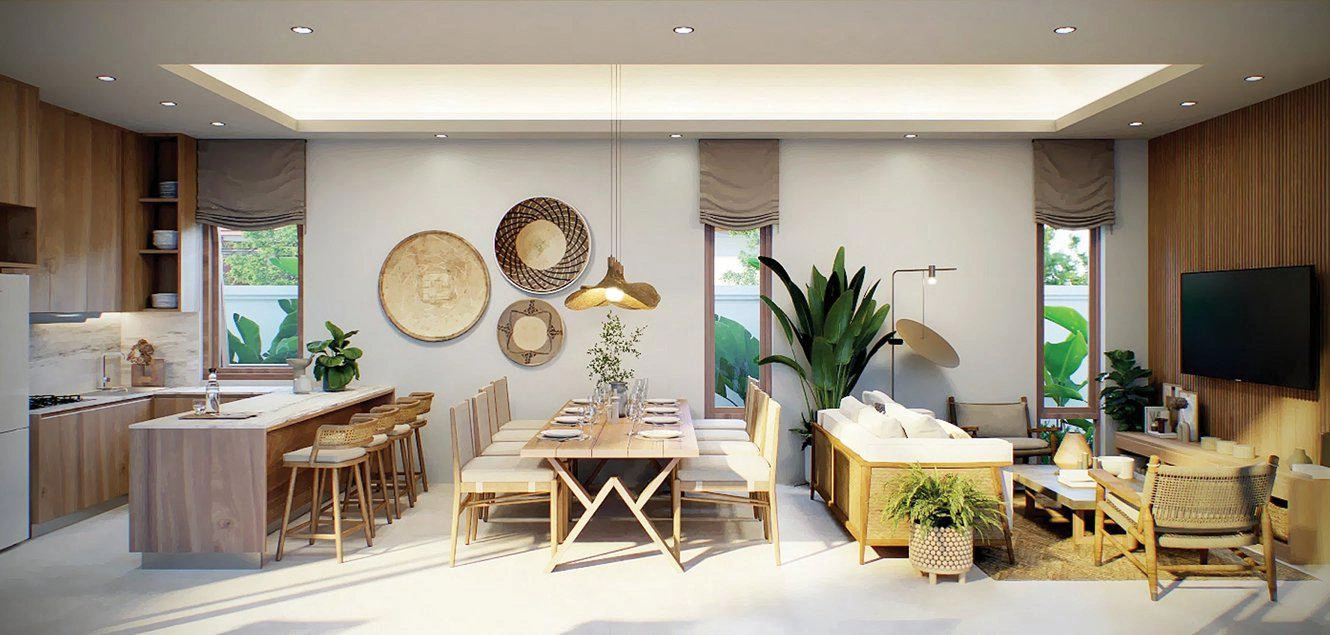 Виллы в жилом комплексе рядом с пляжем Най Янг, Пхукет, Таиланд