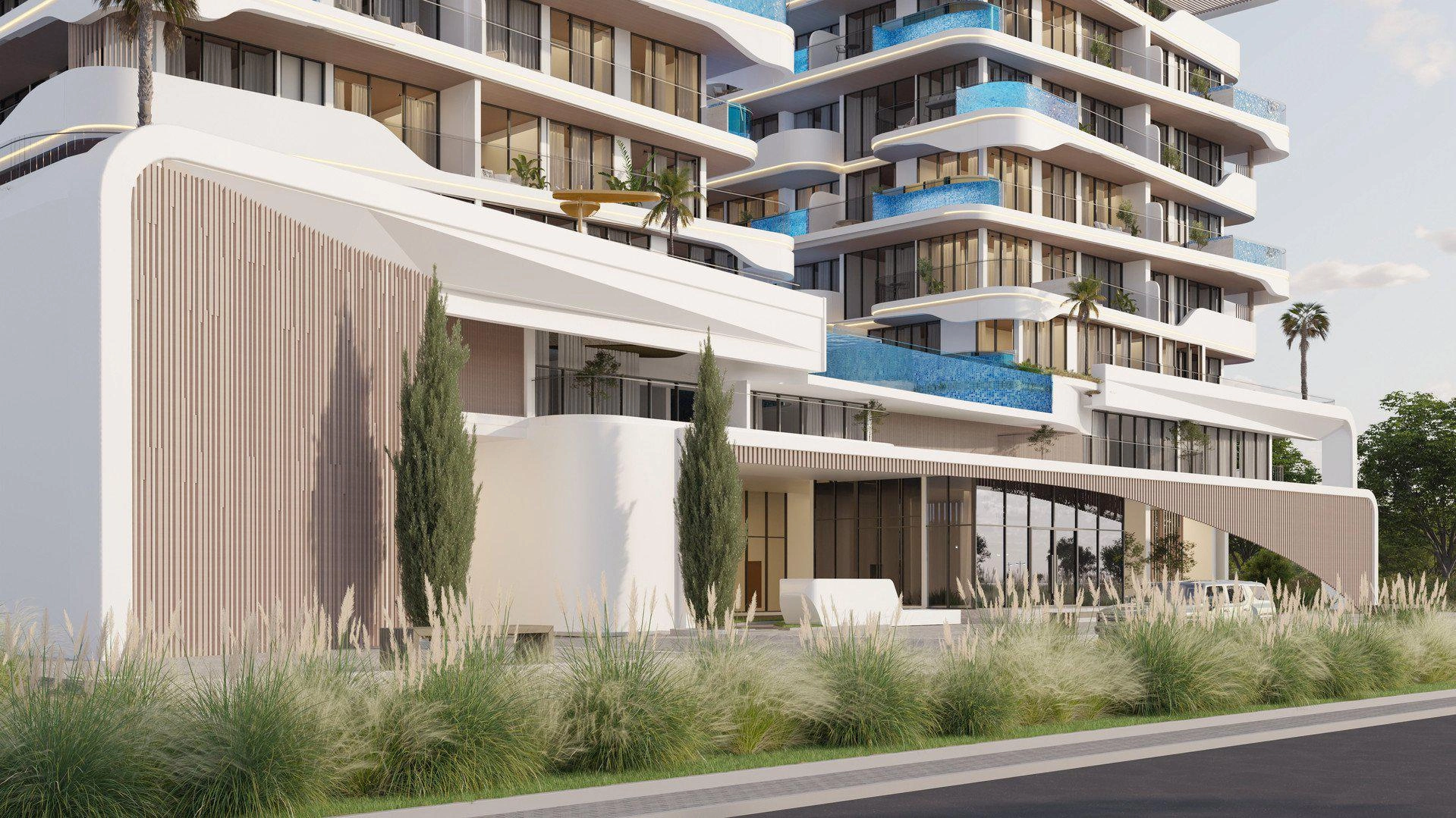 Квартиры в современном жилом комплексе в Дубае, ОАЭ