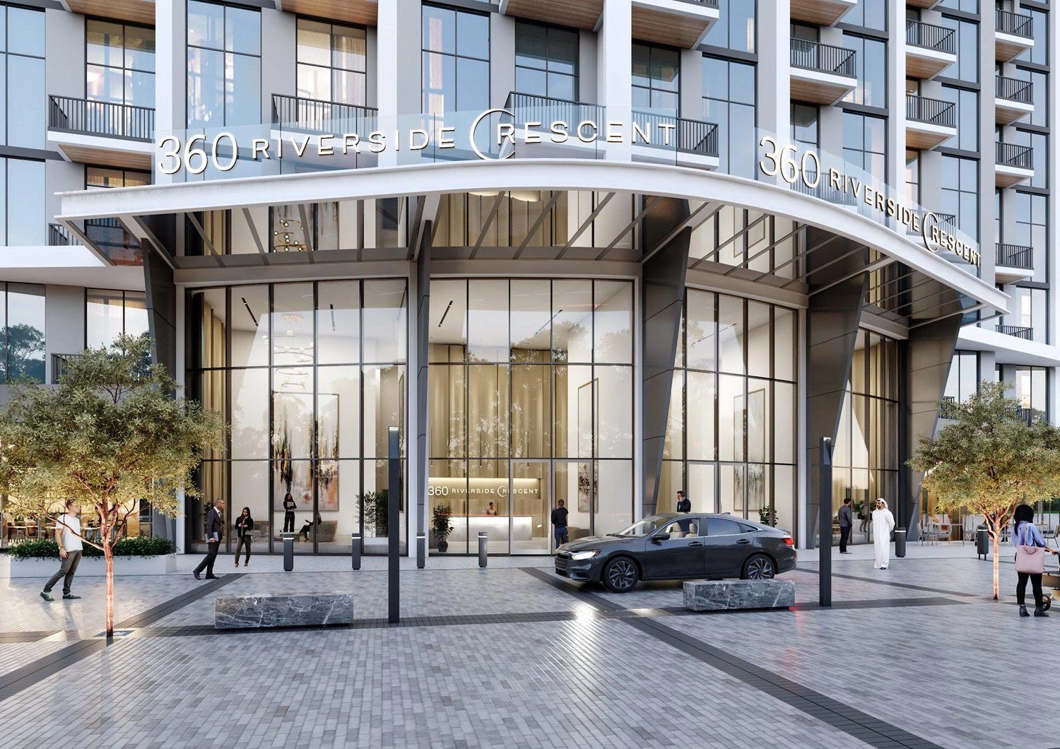 Апартаменты 360 Riverside Crescent, Объединённые Арабские Эмираты, Дубай