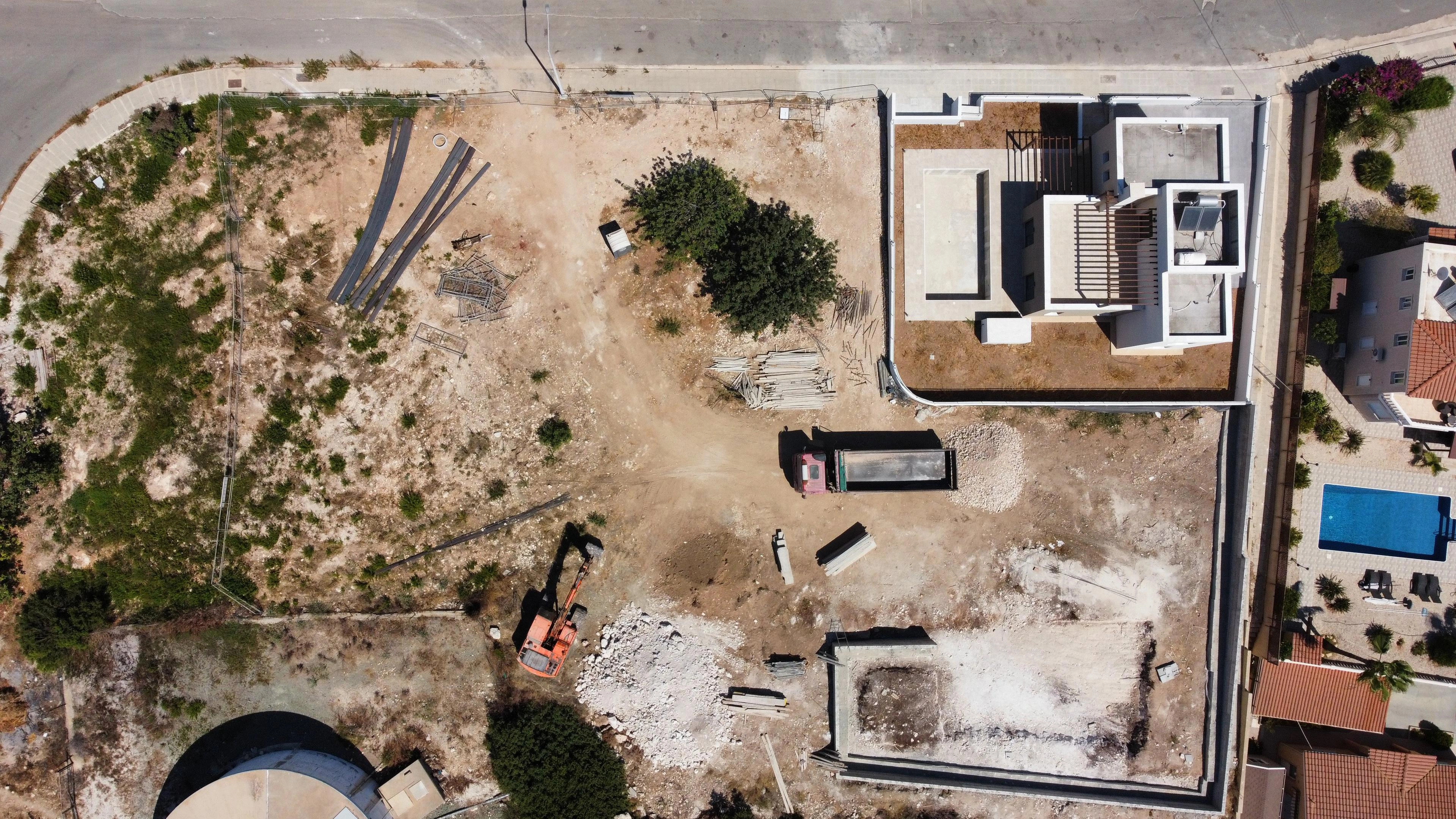 Виллы с бассейнами и панорамным видом на море в Пафосе, Кипр