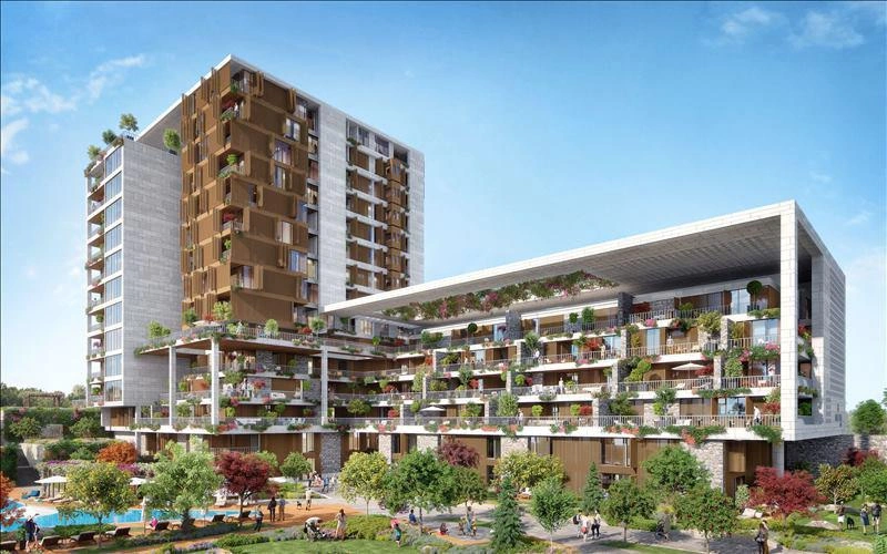 Проект в современном жилом комплексе в Стамбуле, Турция