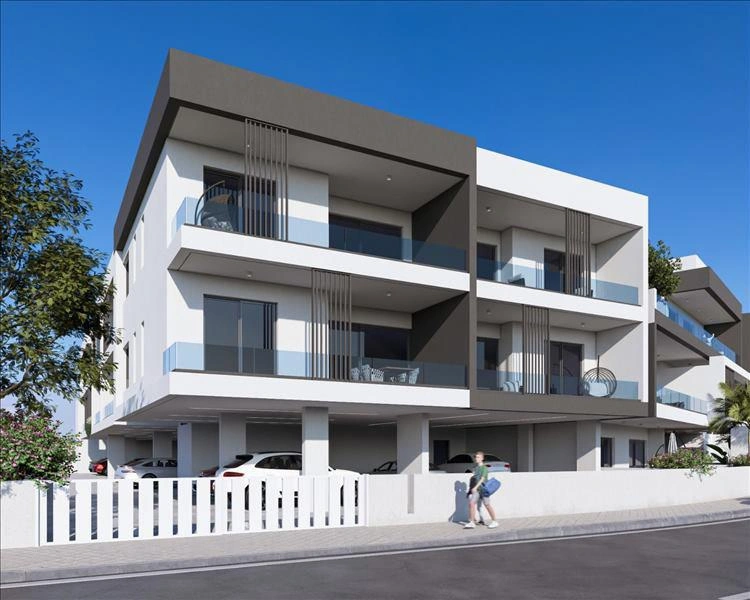 Апартаменты в жилом комплексе у моря в Ларнаке, Кипр