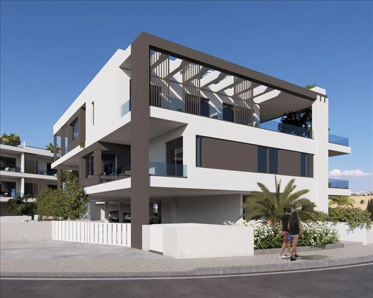 Апартаменты в жилом комплексе у моря в Ларнаке, Кипр