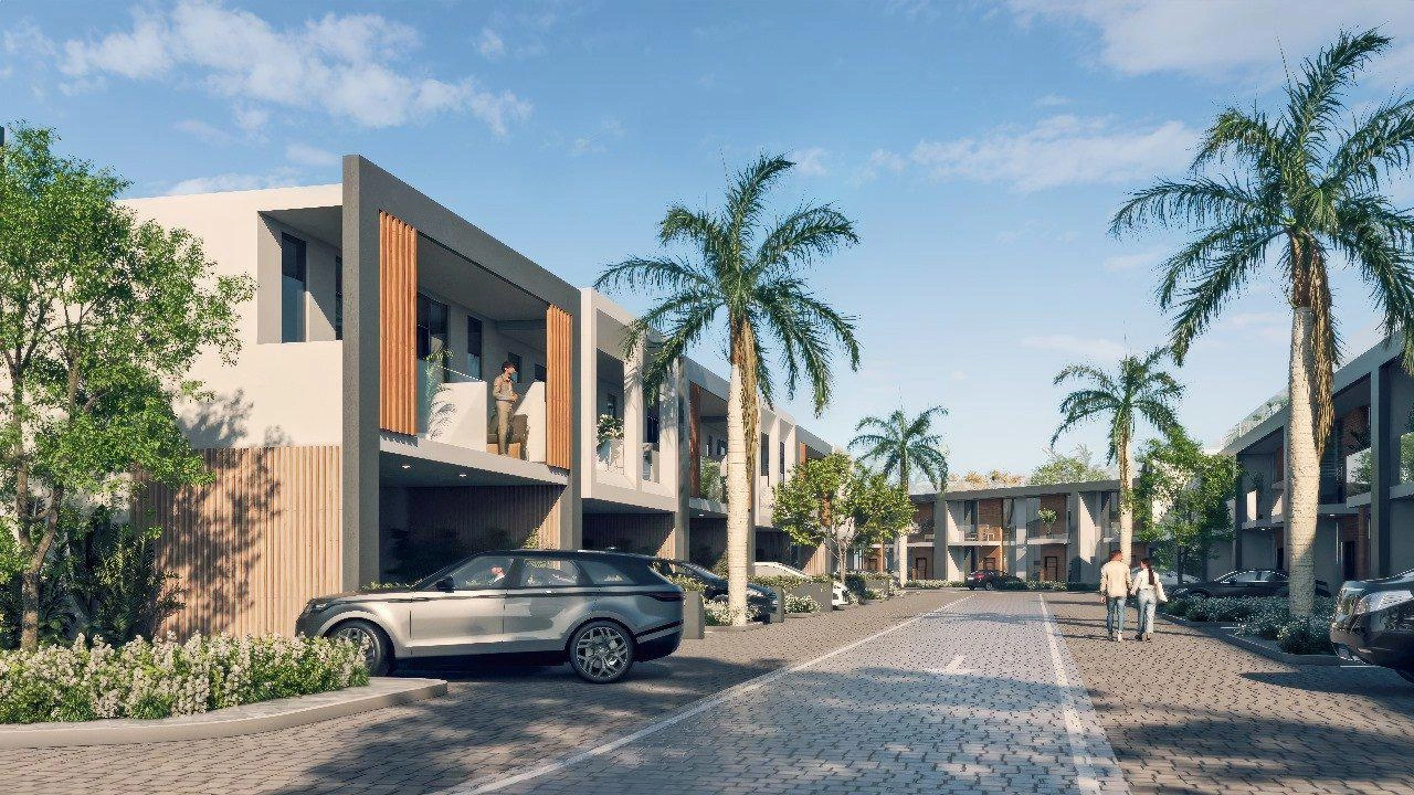 Таунхаусы в современном жилом комплексе в Дубае, Объединённые Арабские Эмираты
