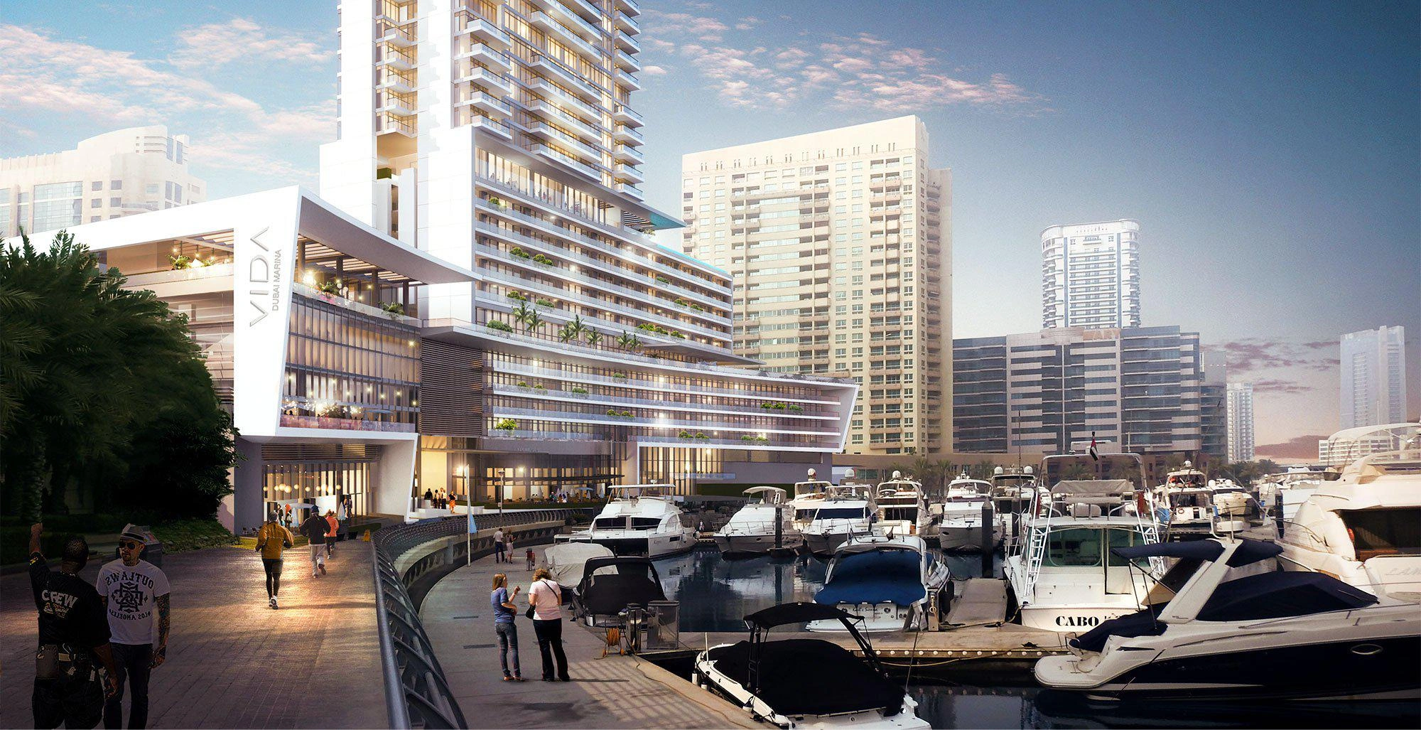 Квартиры в Vida Residences Dubai Marina, Дубай, ОАЭ