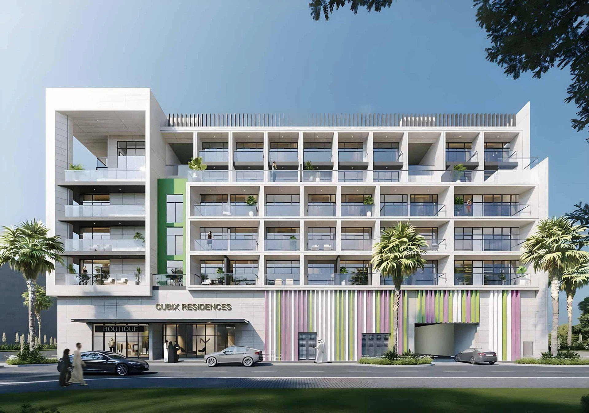 Современные апартаменты в жилом комплексе в Дубае, Объединённых Арабских Эмиратах