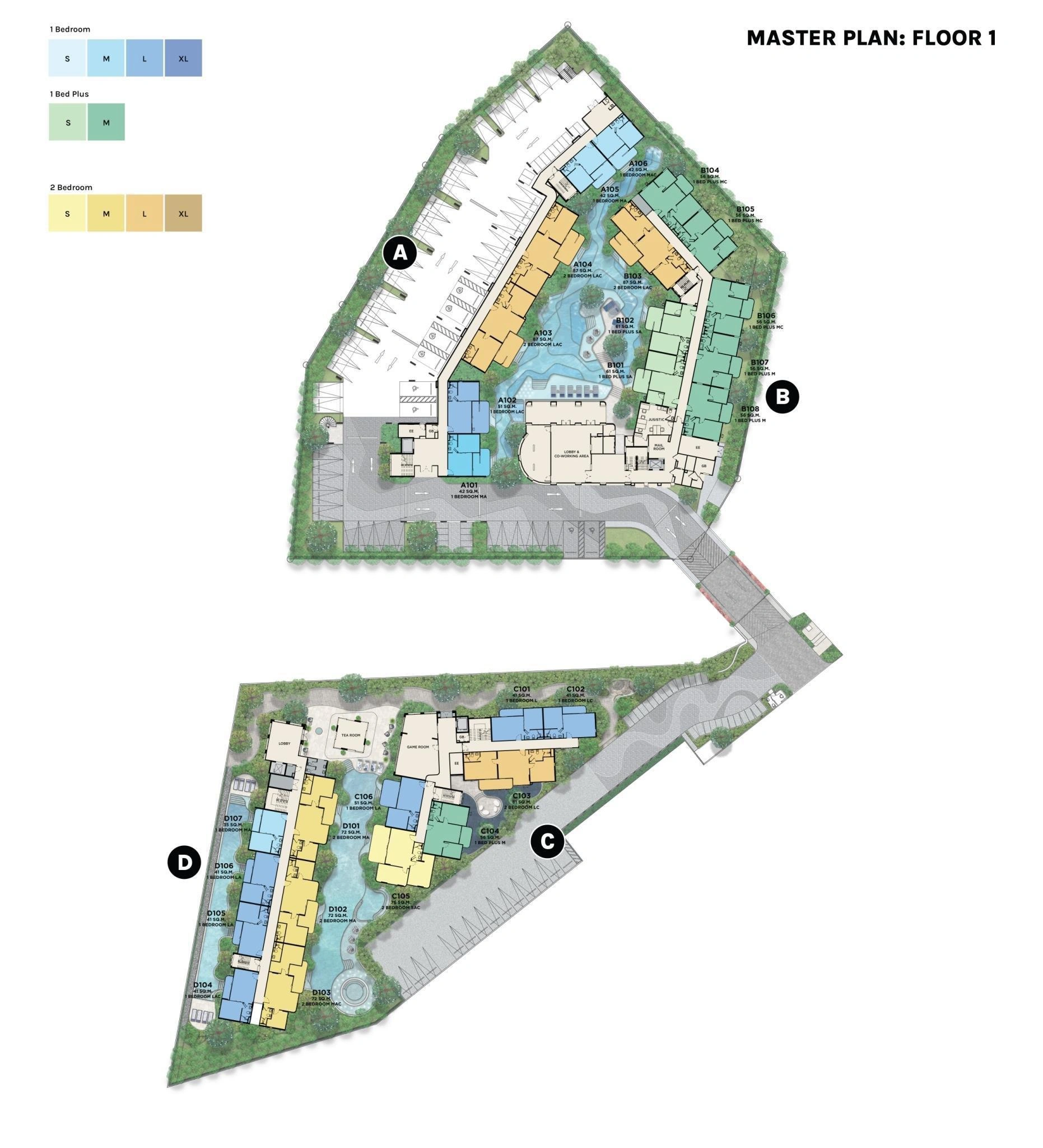Апартаменты в жилом комплексе на Пхукете, Таиланд