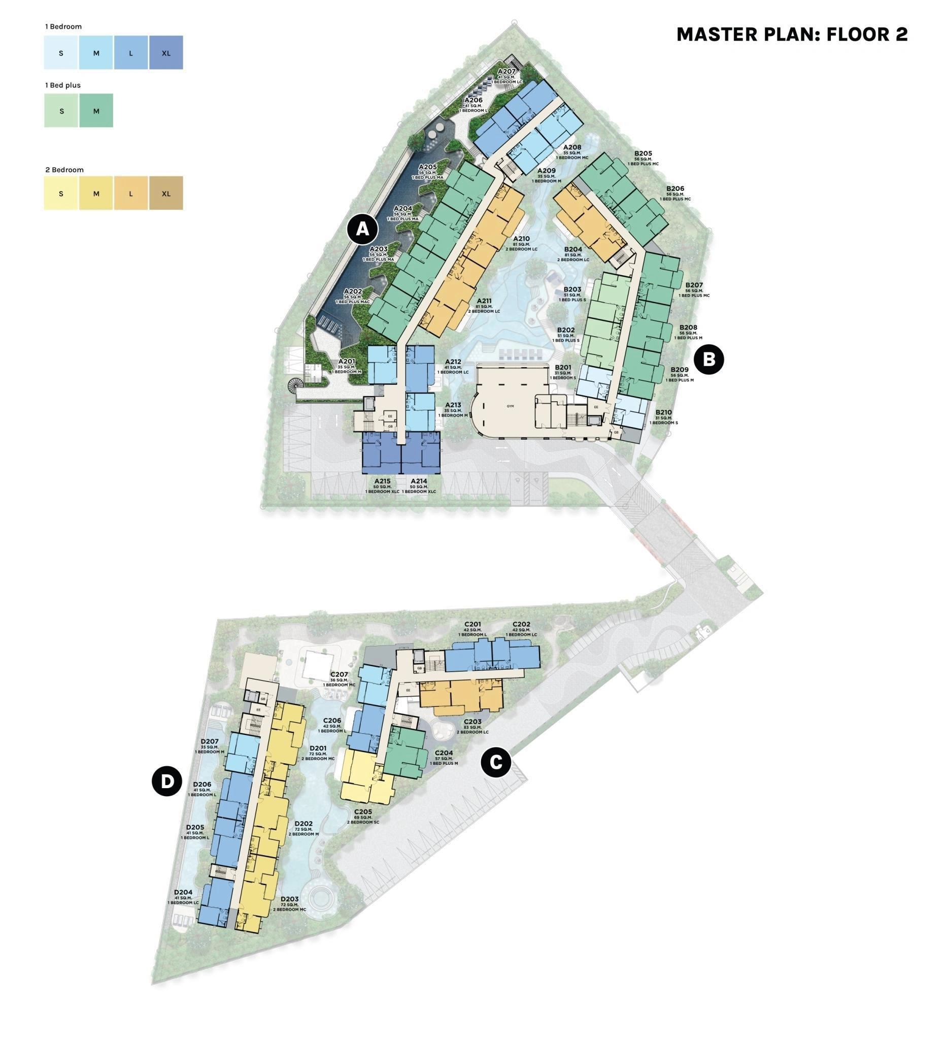 Апартаменты в жилом комплексе на Пхукете, Таиланд