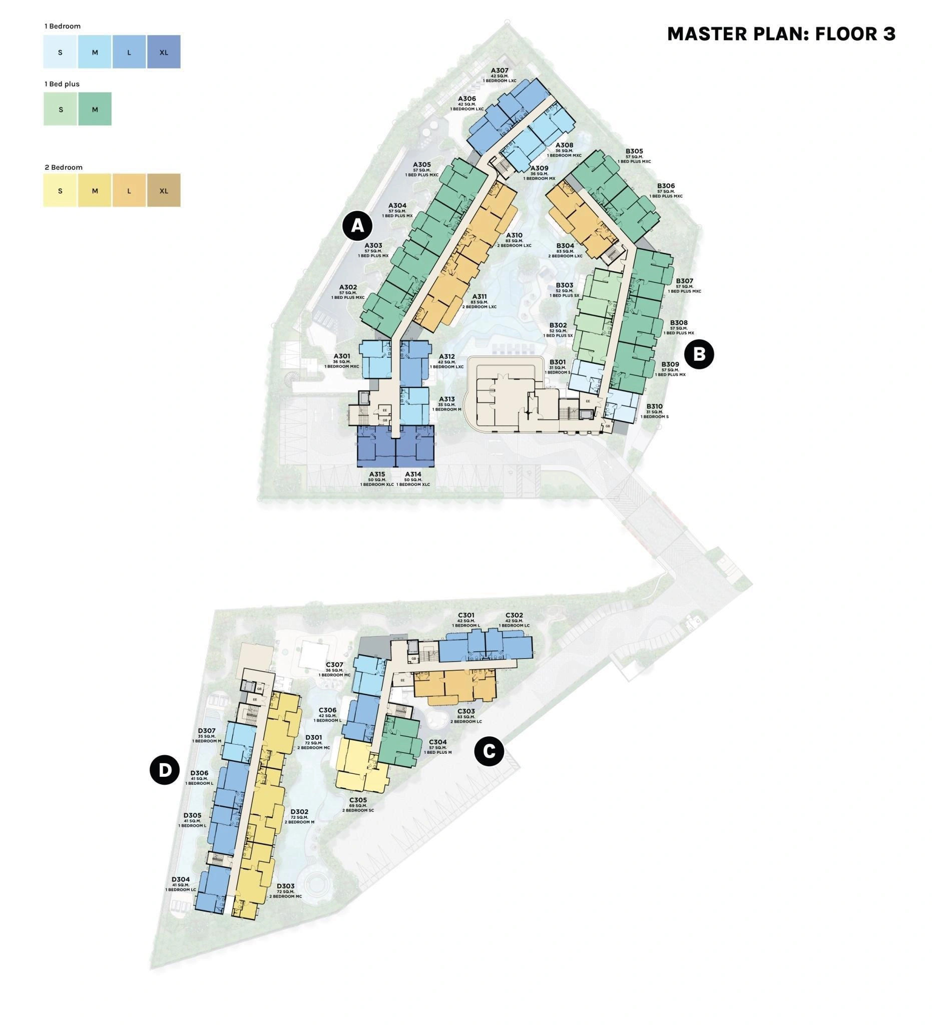 Апартаменты в жилом комплексе на Пхукете, Таиланд