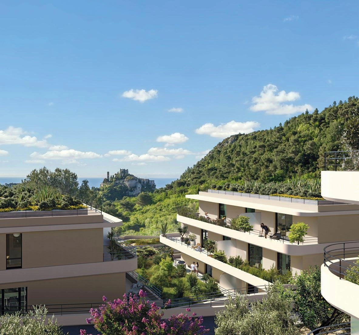 Квартиры в жилом комплексе в Прованс — Альпы — Лазурный берег, Франция