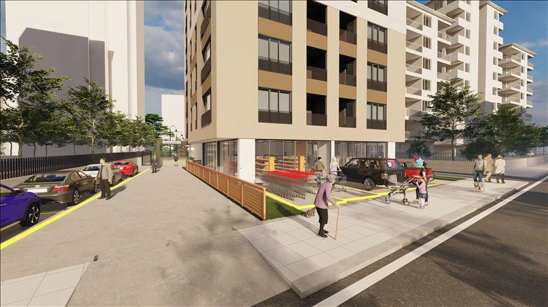 Квартиры в новом жилом комплексе рядом со станцией метро в Стамбуле, Турция