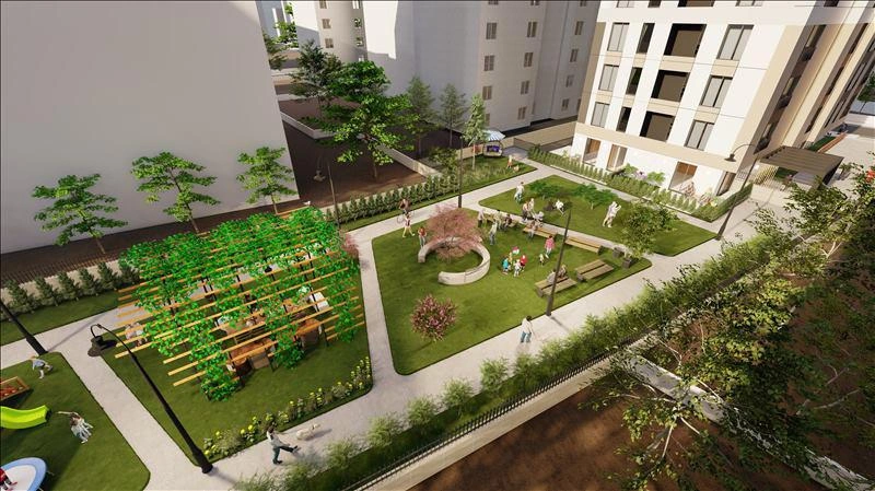 Квартиры в новом жилом комплексе рядом со станцией метро в Стамбуле, Турция