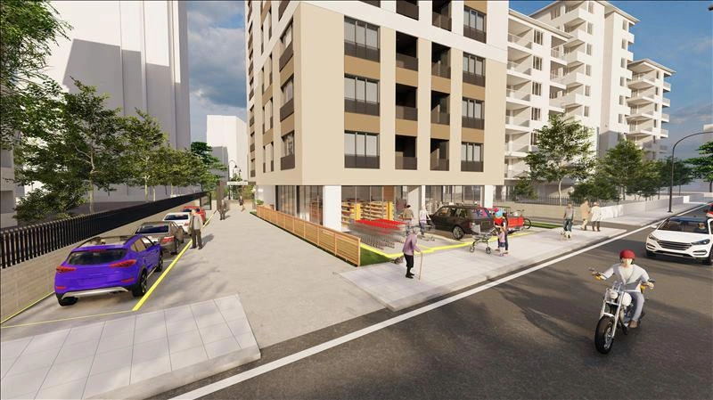 Квартиры в новом жилом комплексе рядом со станцией метро в Стамбуле, Турция