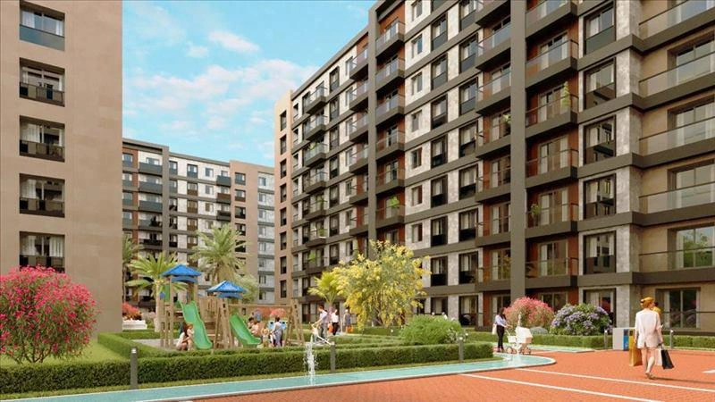 Квартиры в современном жилом комплексе в Стамбуле, Турция