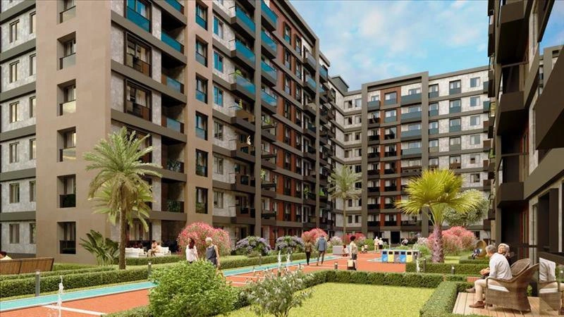 Квартиры в современном жилом комплексе в Стамбуле, Турция