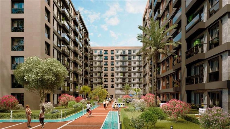 Квартиры в современном жилом комплексе в Стамбуле, Турция