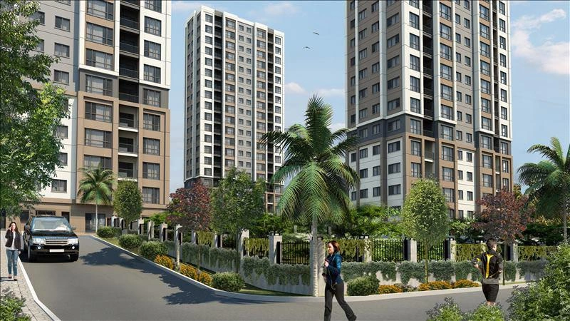 Апартаменты с панорамным видом на море у побережья в Стамбуле, Турция