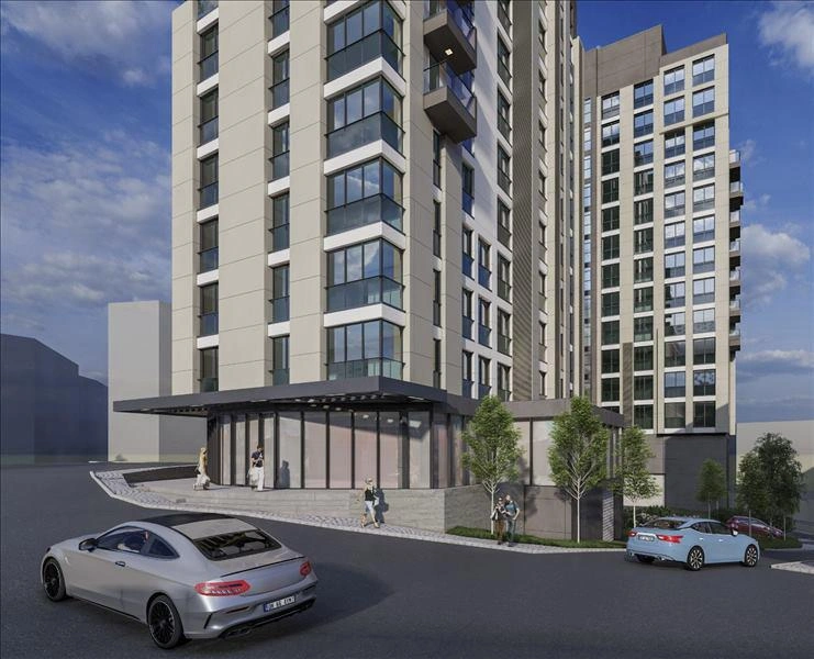 Квартиры в новом жилом комплексе в Стамбуле, Турция