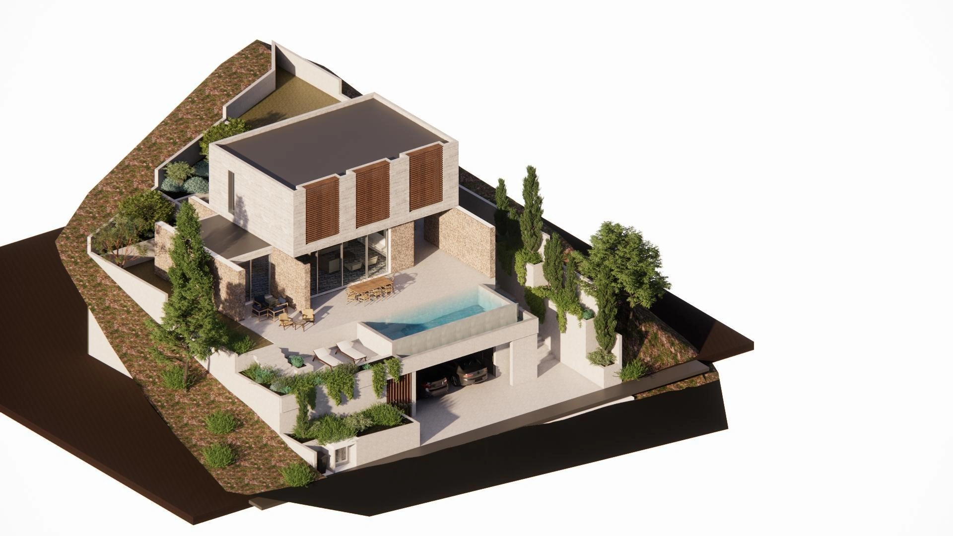 Виллы в жилом комплексе в Пафосе, Кипр