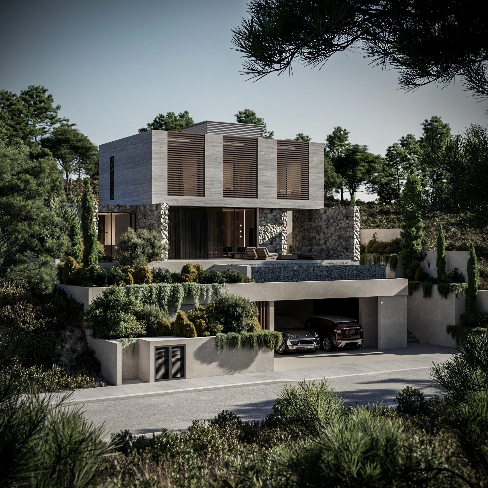 Виллы в жилом комплексе в Пафосе, Кипр