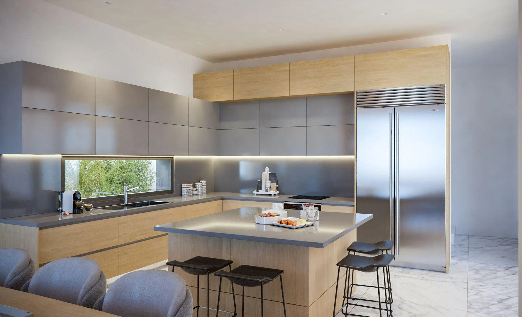 Виллы в современном жилом комплексе в Пафосе, на Кипре