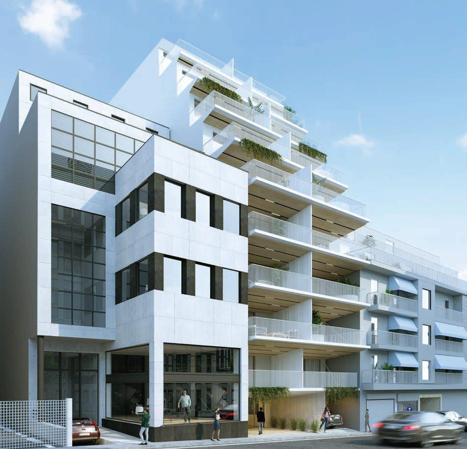 Квартиры в современном жилом комплексе в Аттике, Греция