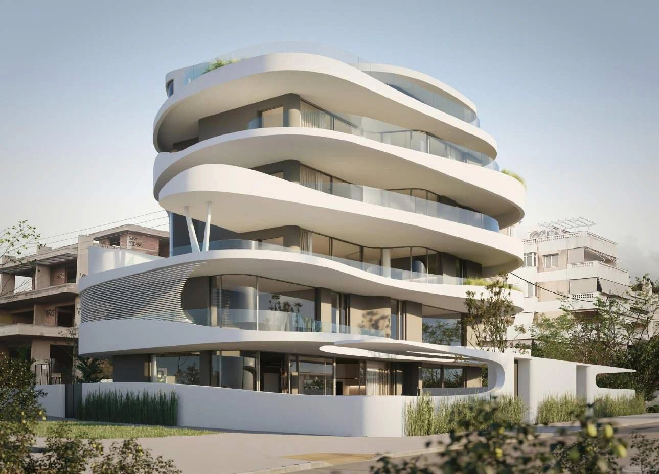 Квартиры в новом жилом комплексе в Аттике, Греция