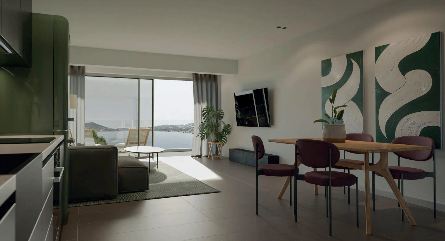 Апартаменты в новом жилом проекте в Аттике, Греция