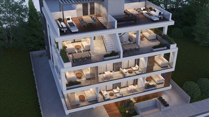 Апартаменты в современном жилом комплексе в Ларнаке на Кипре