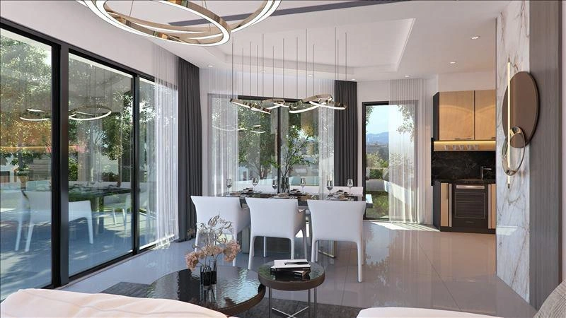 Таунхаусы в современном жилом комплексе в Ларнаке, Кипр