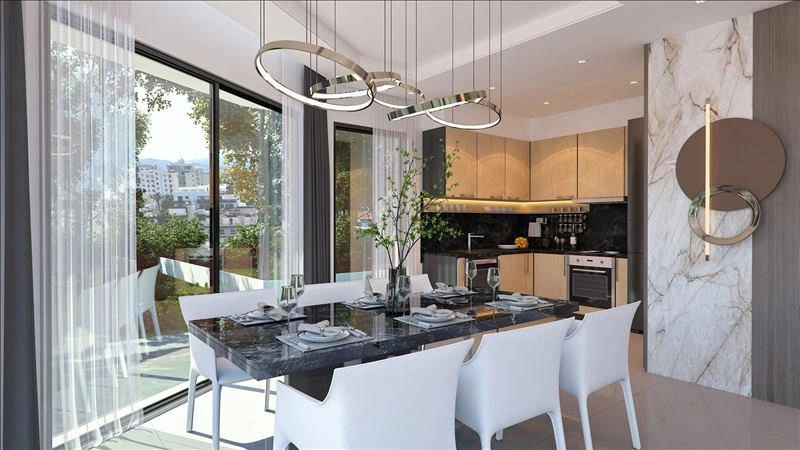 Таунхаусы в современном жилом комплексе в Ларнаке, Кипр