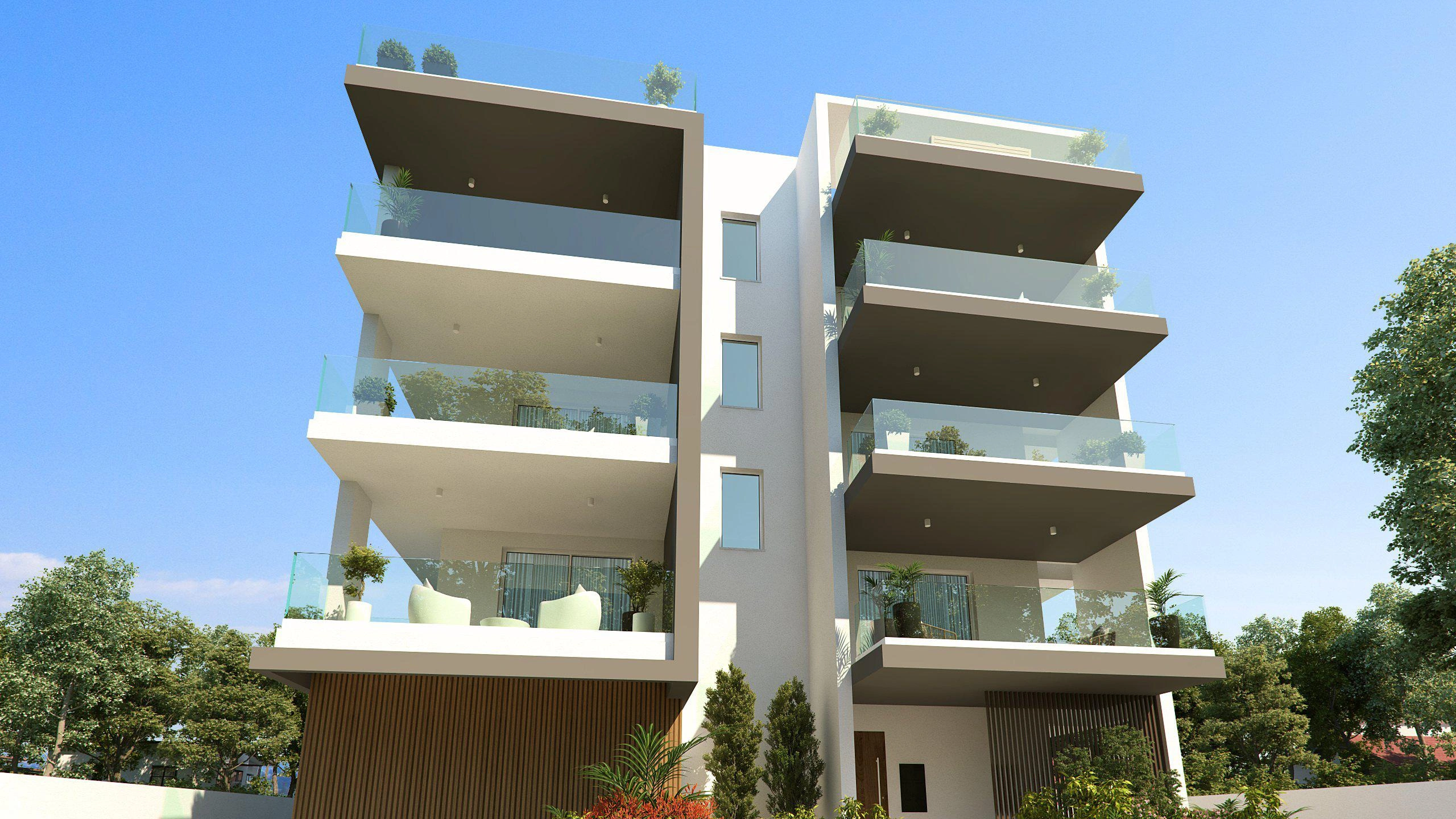 Апартаменты в современном жилом комплексе в Ларнаке, на Кипре