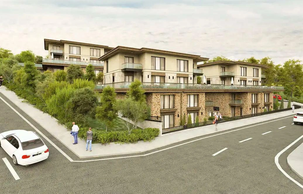 Виллы в жилом комплексе в Стамбуле, Турция