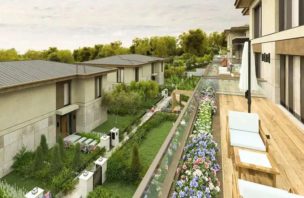 Виллы в жилом комплексе в Стамбуле, Турция