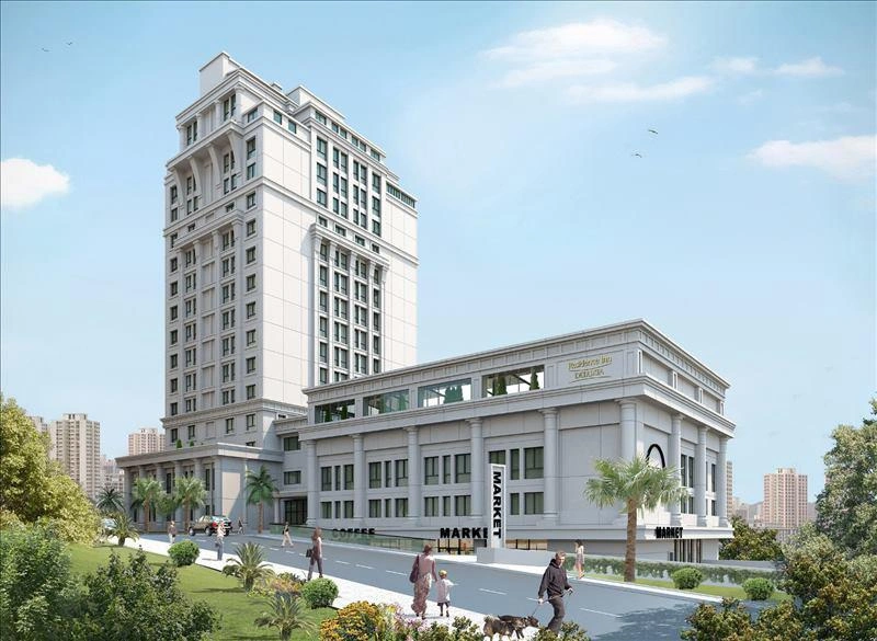 Квартиры в современном жилом комплексе в Стамбуле, Турция