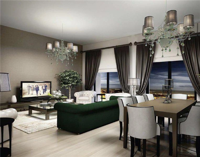 Квартиры в современном жилом комплексе в Стамбуле, Турция