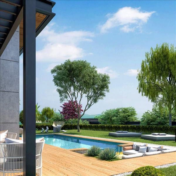 Виллы в жилом комплексе в Бюйюкчекмедже, Стамбул, Турция