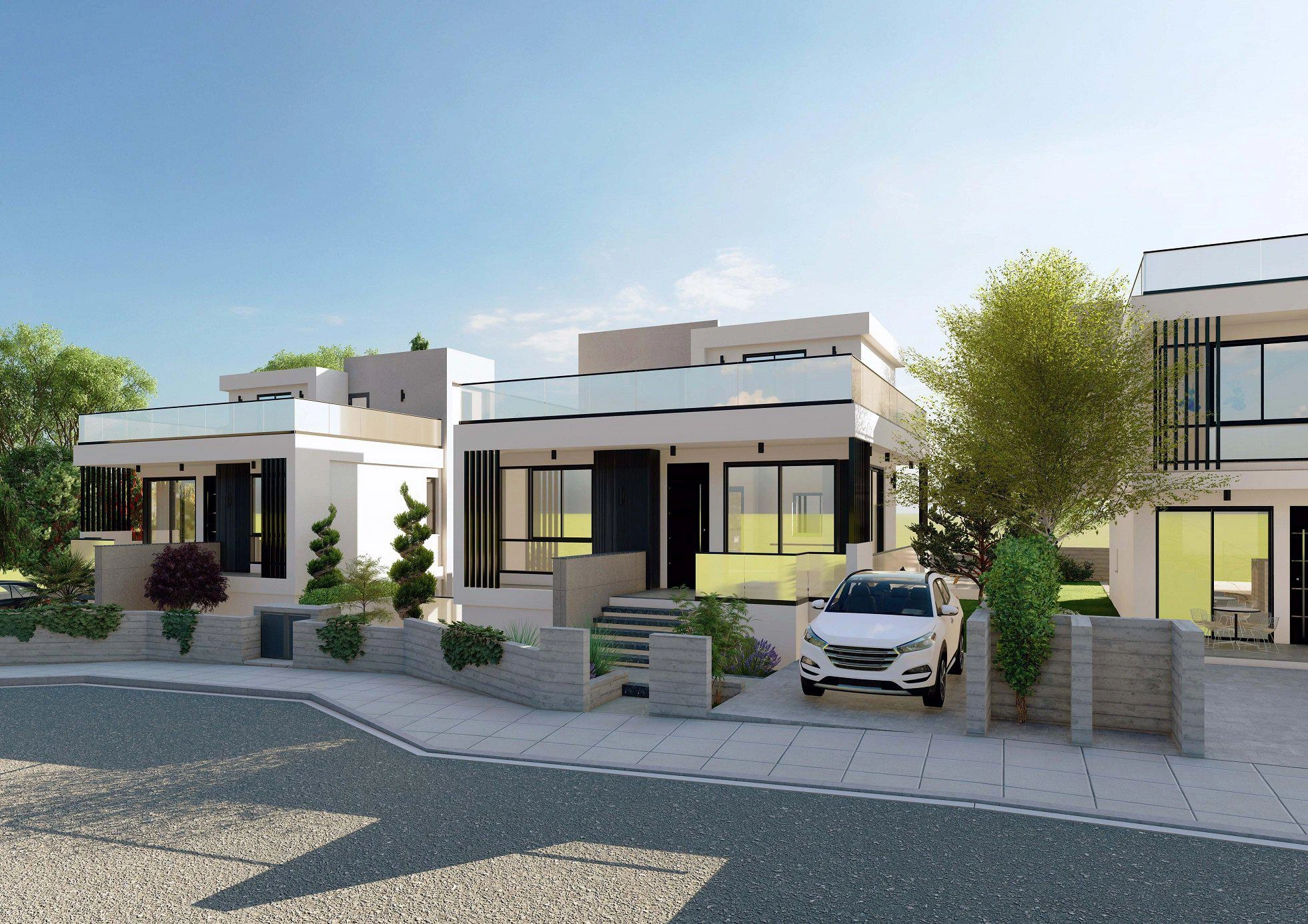 Виллы в современном жилом комплексе в Пафосе, Кипр