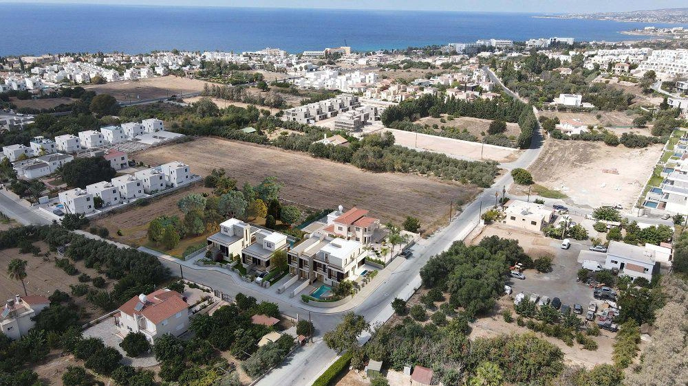 Виллы в современном жилом комплексе в Пафосе, Кипр