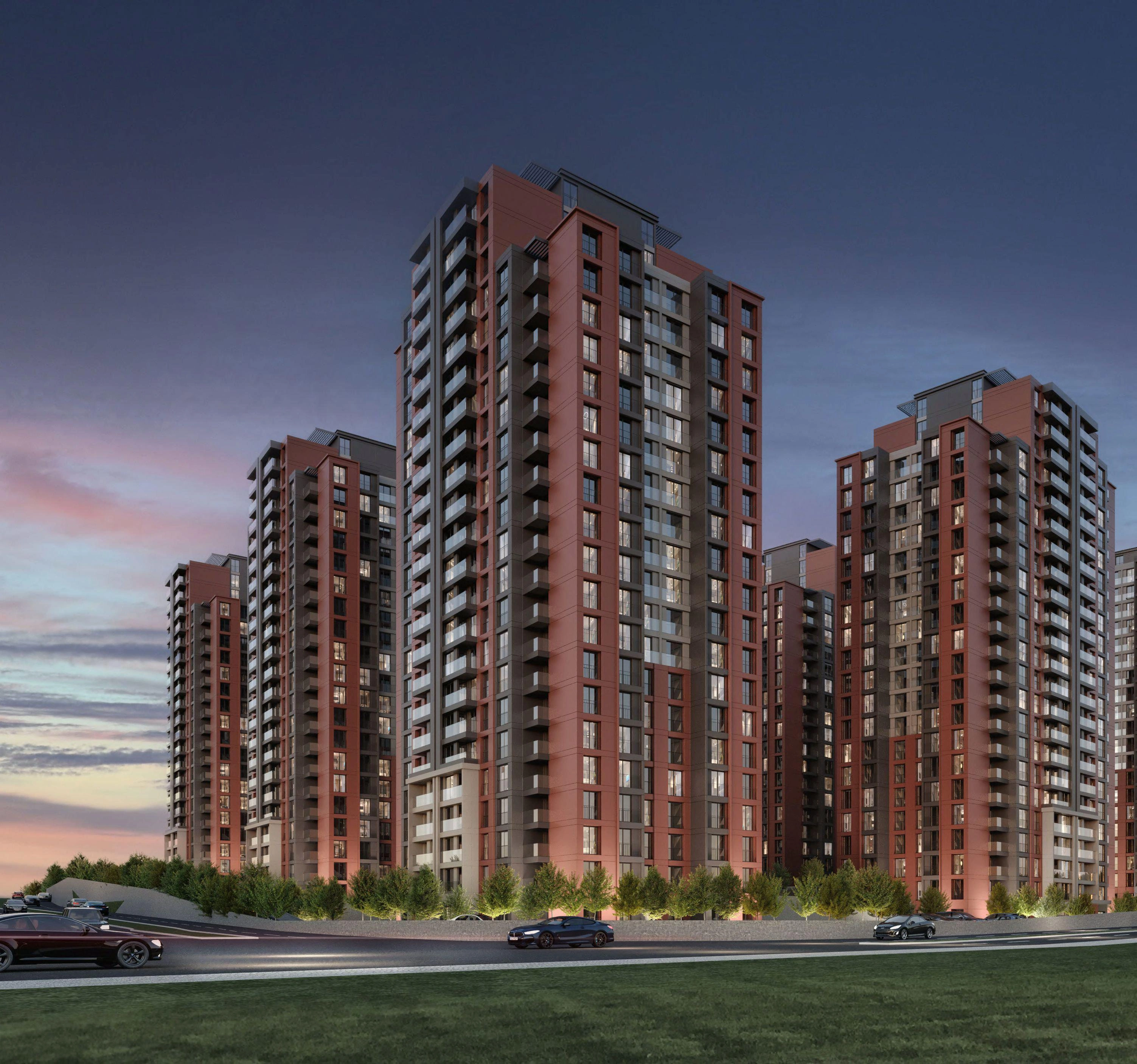 Апартаменты в жилом комплексе в Бахчешехире, Стамбул, Турция