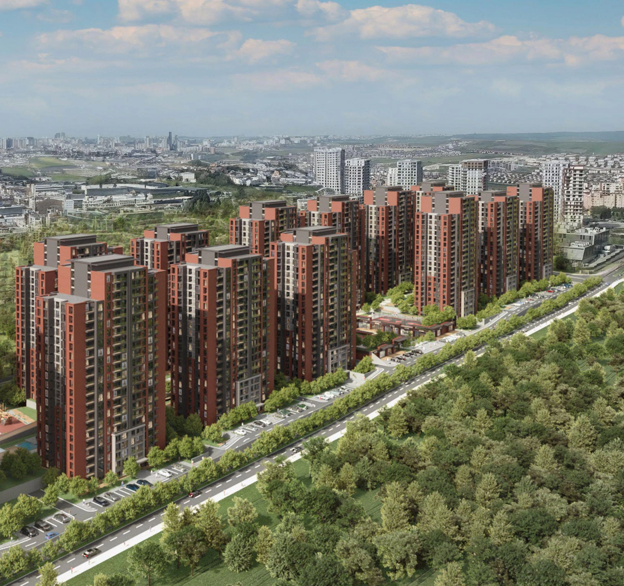 Апартаменты в жилом комплексе в Бахчешехире, Стамбул, Турция