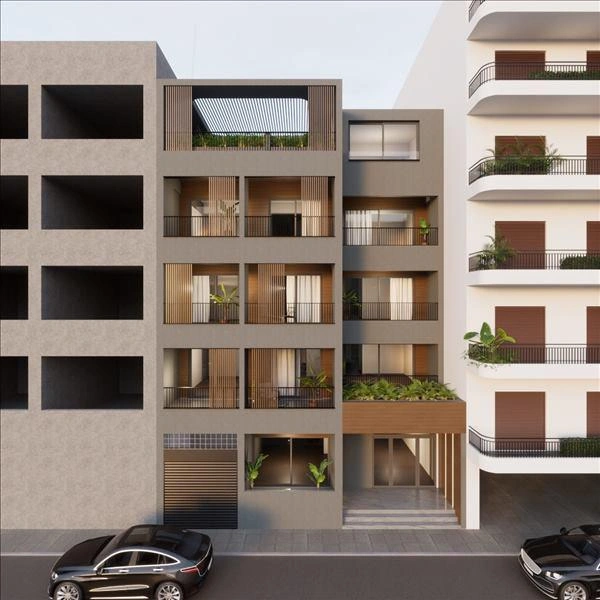 Апартаменты в отремонтированном жилом доме в Аттике, Греция