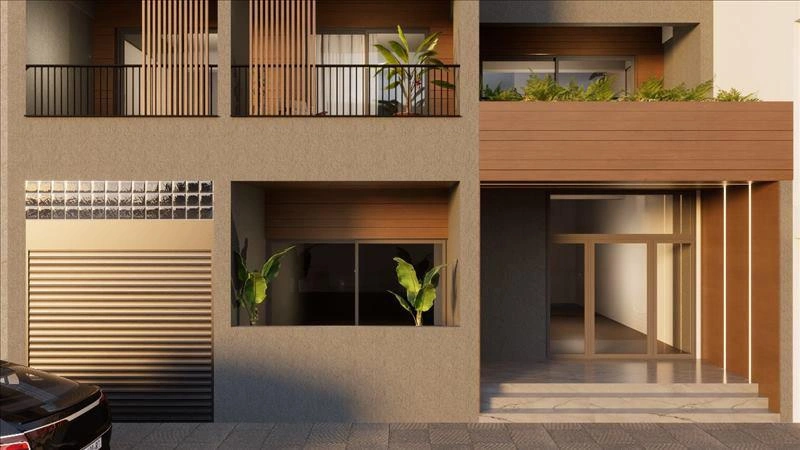 Апартаменты в отремонтированном жилом доме в Аттике, Греция