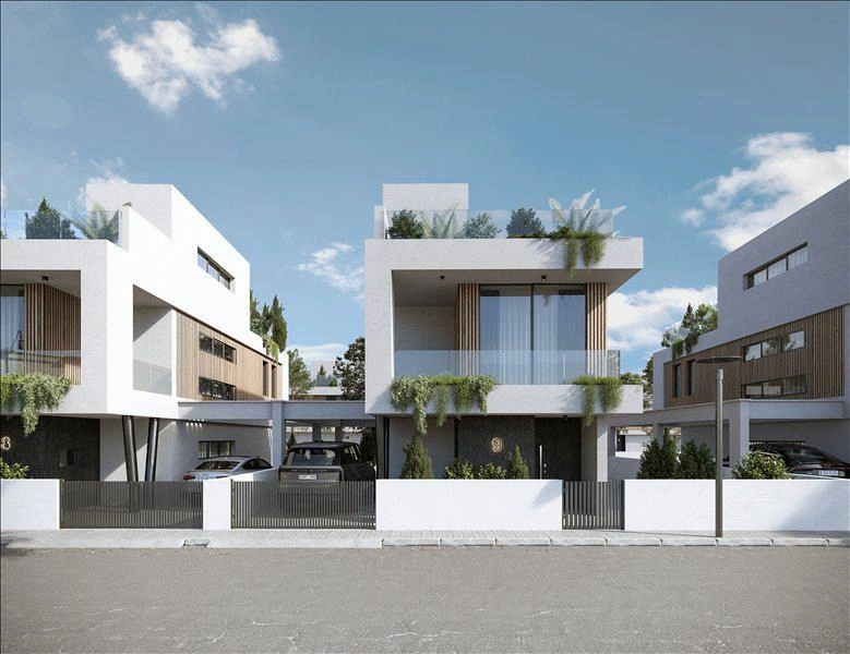 Виллы в новом жилом комплексе в Фамагусте, Кипр