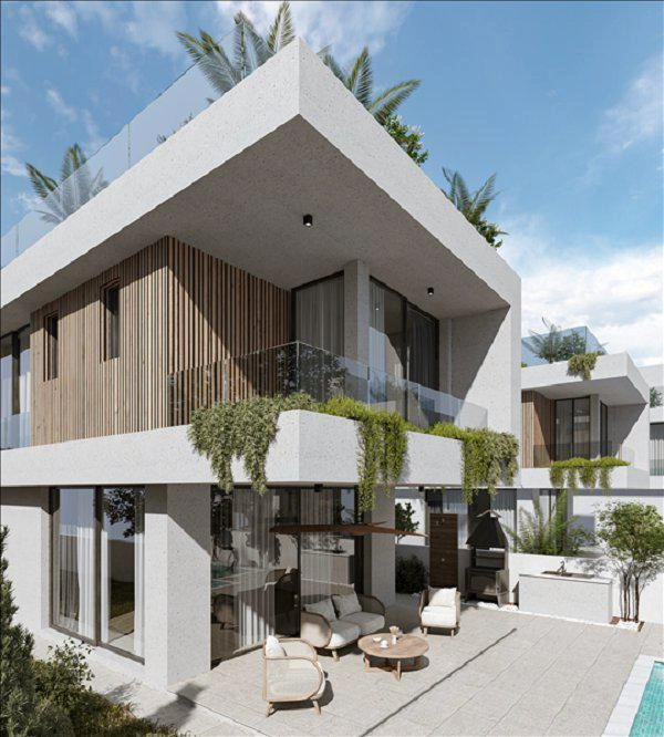 Виллы в новом жилом комплексе в Фамагусте, Кипр