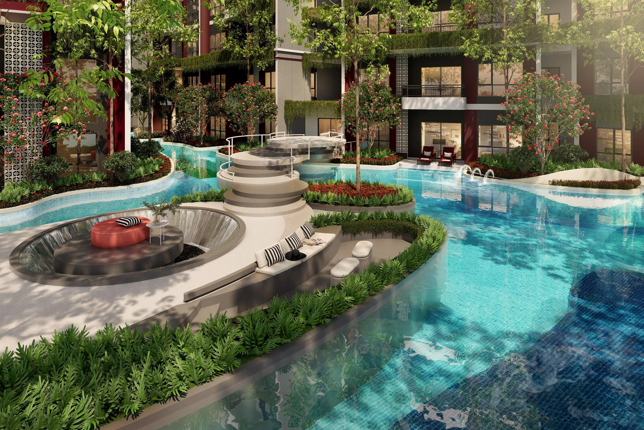 Апартаменты в современном жилом комплексе рядом с пляжем Банг-Тао на Пхукете