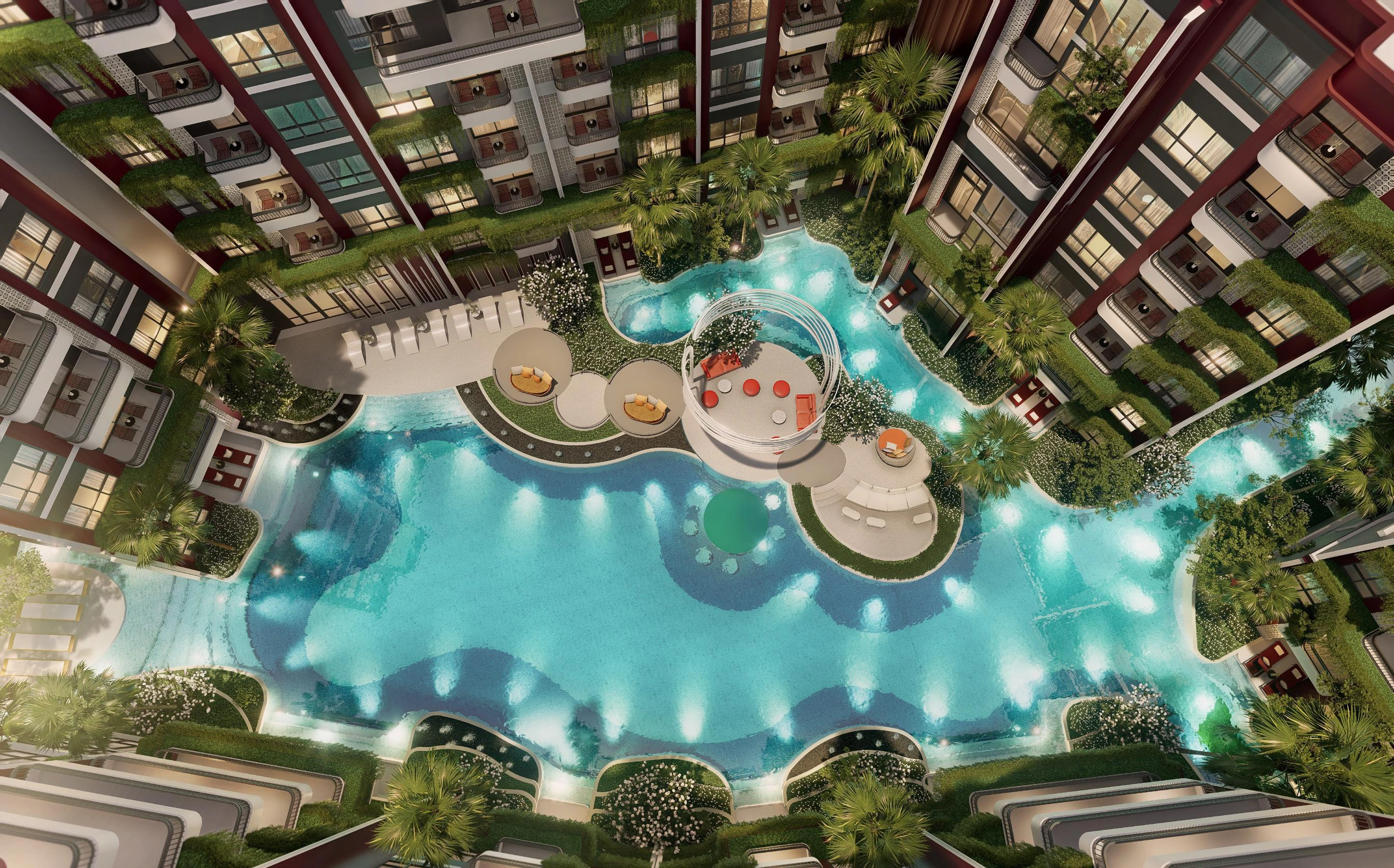 Апартаменты в современном жилом комплексе рядом с пляжем Банг-Тао на Пхукете