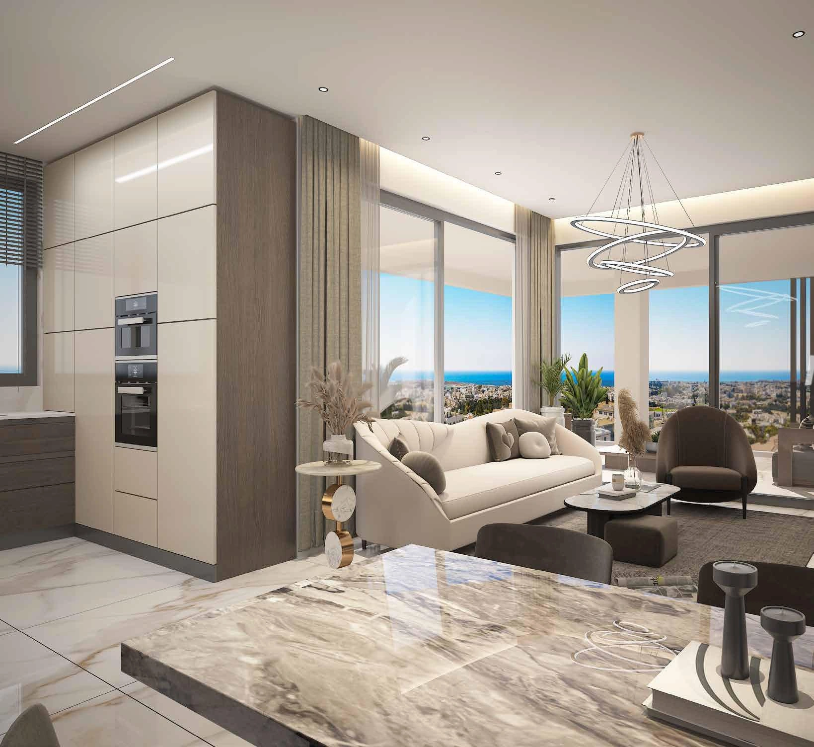 Апартаменты в современном жилом комплексе в Пафосе на Кипре