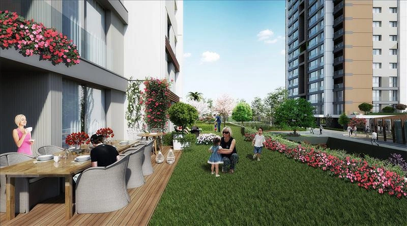 Апартаменты в жилом комплексе в Стамбуле, Турция